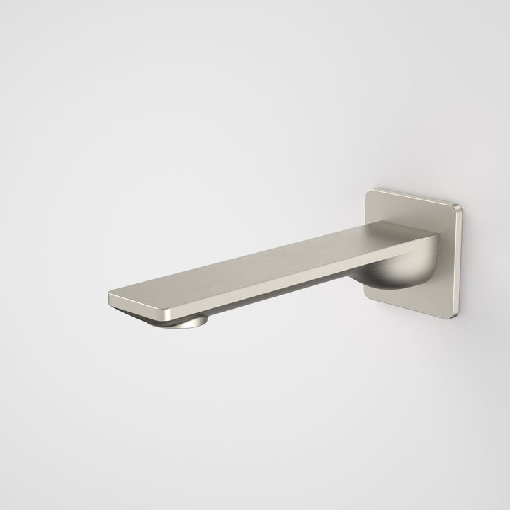 Caroma Urbane II 180mm Basin / Bath Outlet - Square Cover Plate - Brushed Nickel