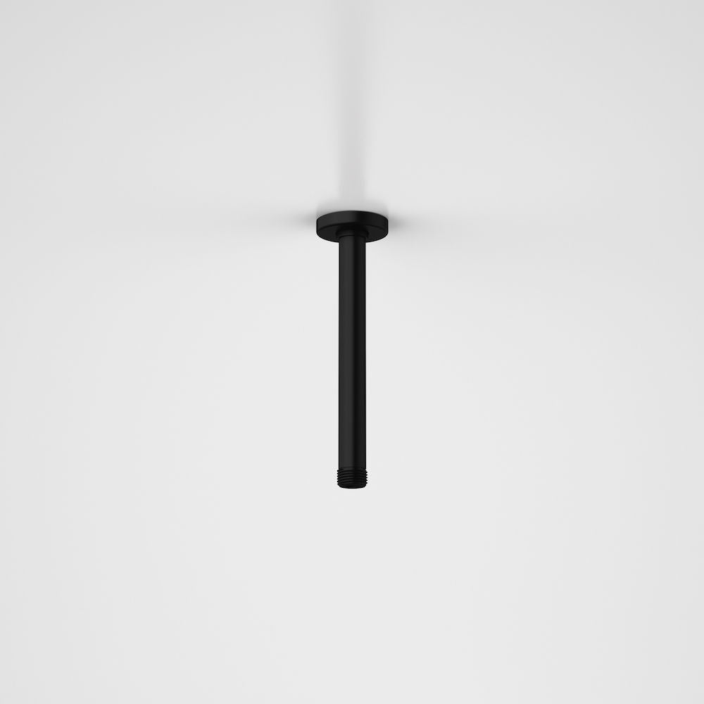 Caroma Urbane II 200mm Ceiling Shower Arm - Matte Black