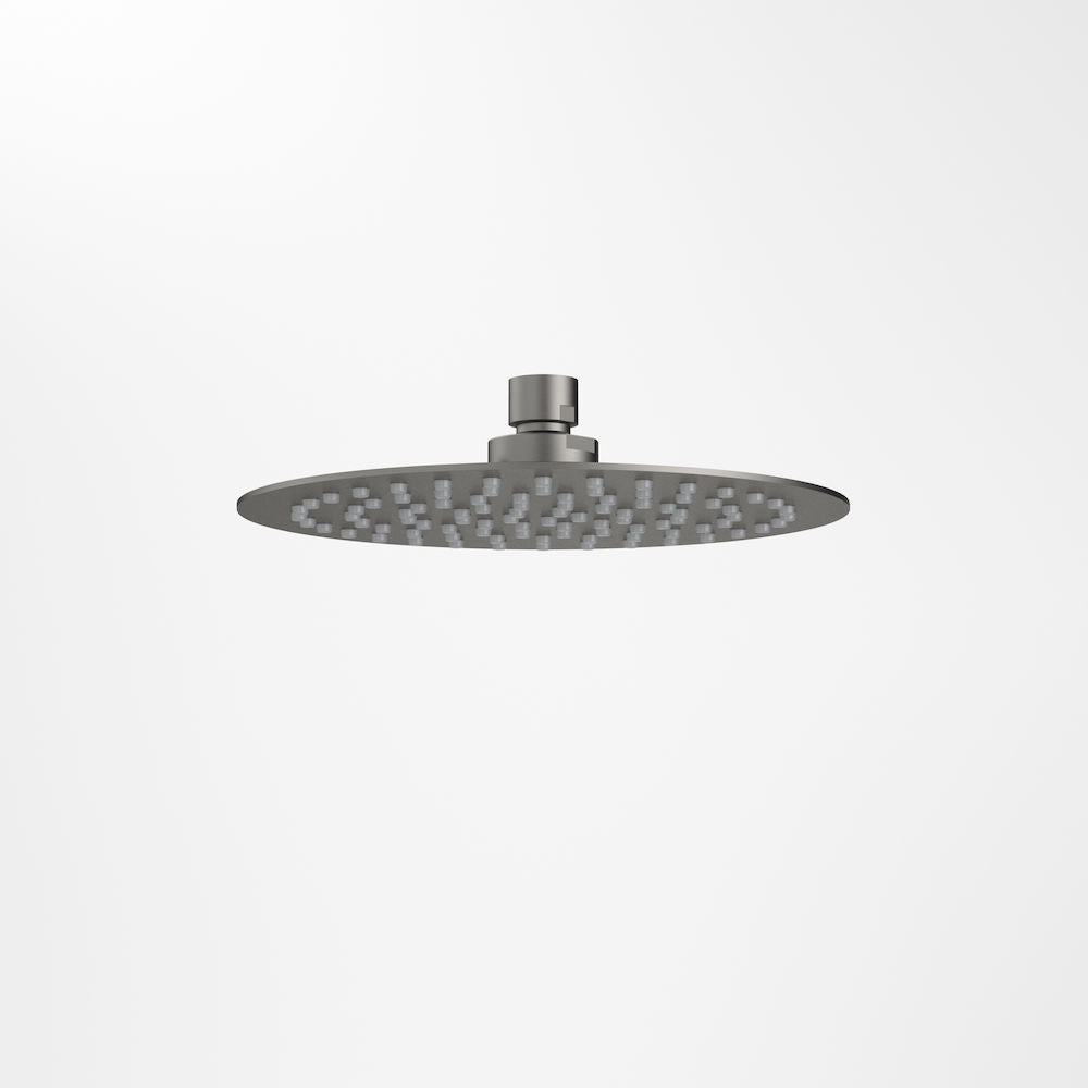 Caroma Urbane II 200mm Round Rain Shower (4 Star) - Gunmetal