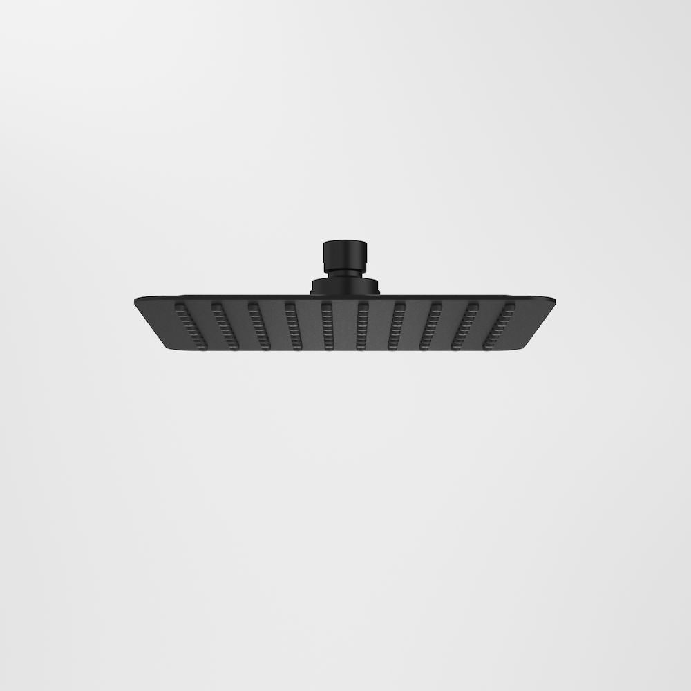 Caroma Urbane II 200mm Square Rain Shower (4 Star) - Matte Black
