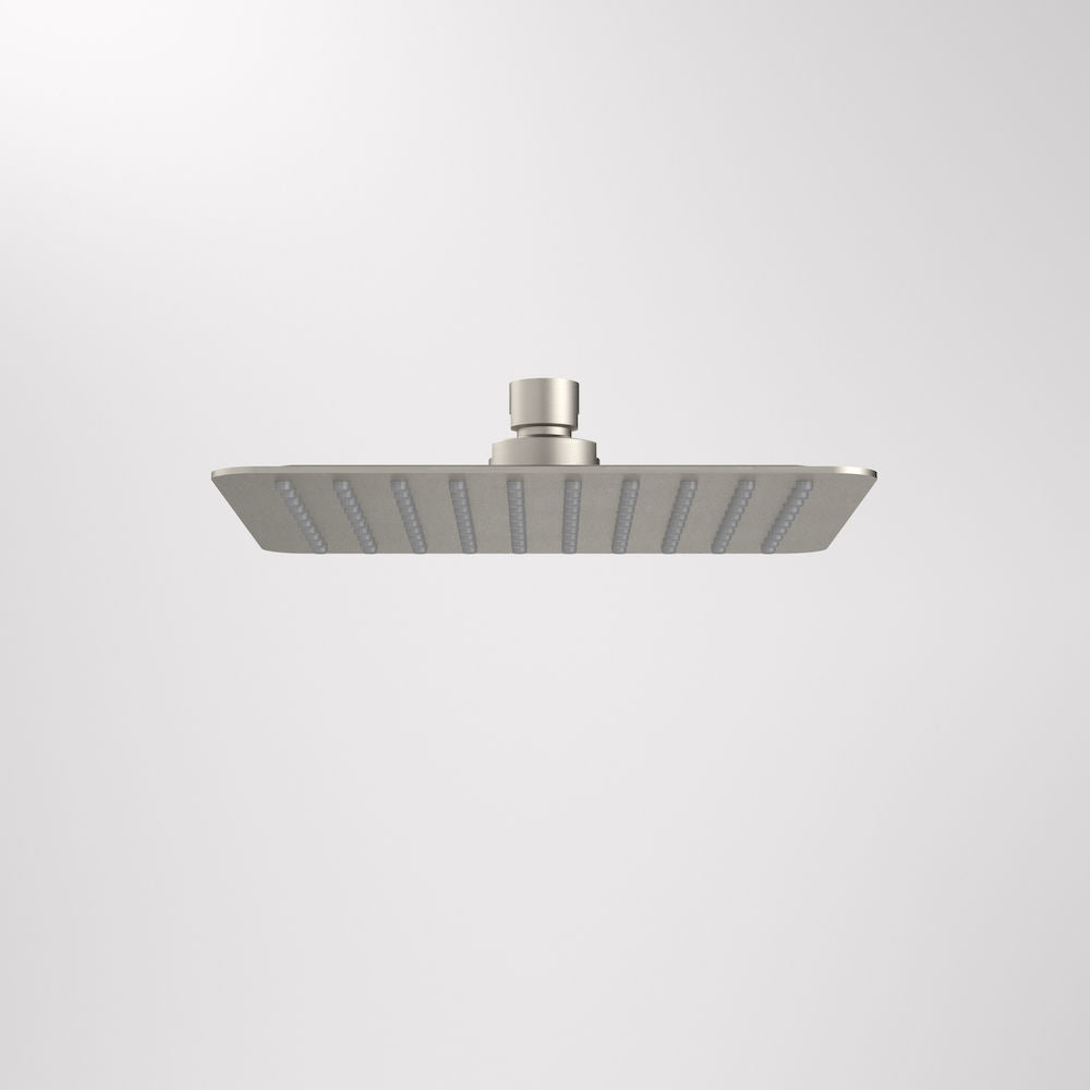 Caroma Urbane II 200mm Square Rain Shower (4 Star) - Brushed Nickel