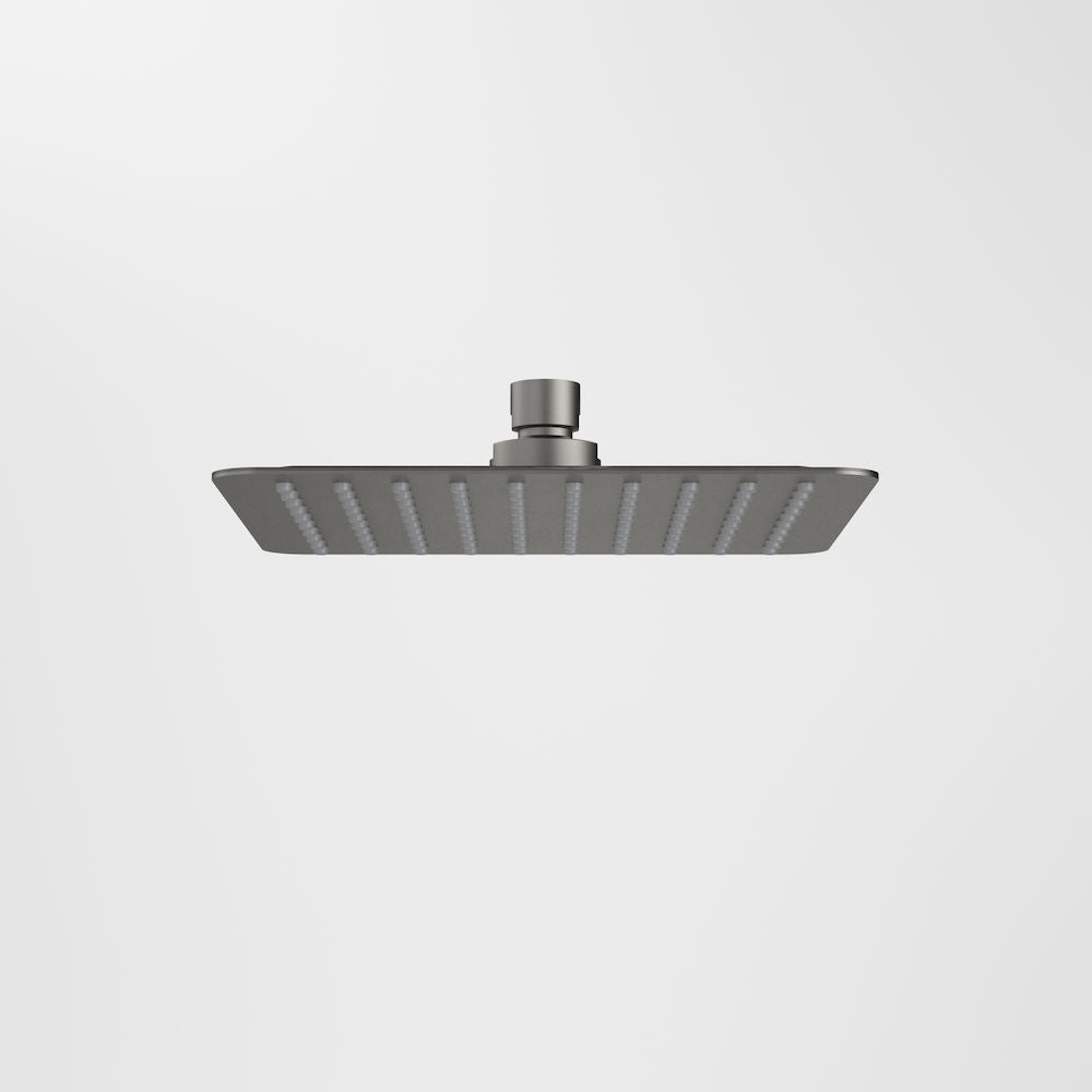 Caroma Urbane II 200mm Square Rain Shower (4 Star) - Gunmetal