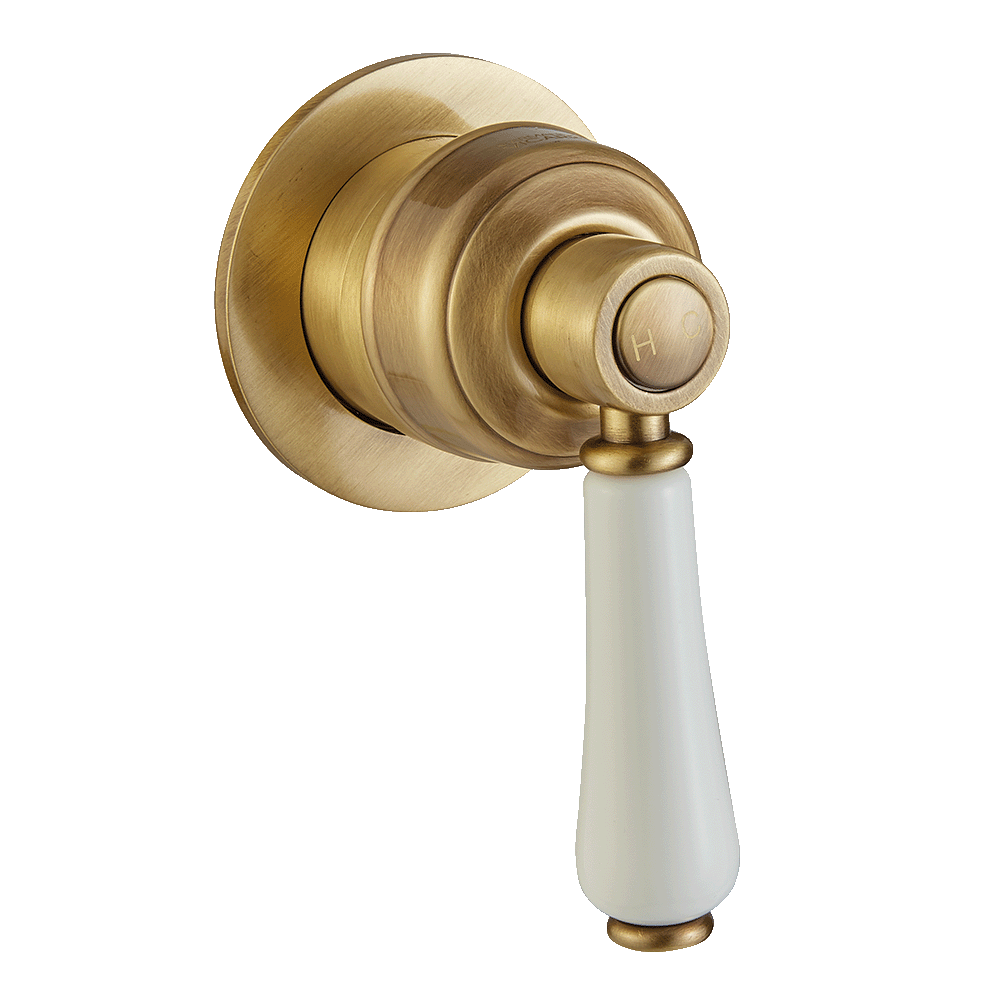 Armando Vicario Provincial Shower Mixer Complete Bronze