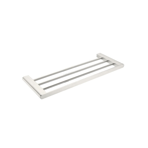 Nero Bianca Towel Rack Brushed Nickel