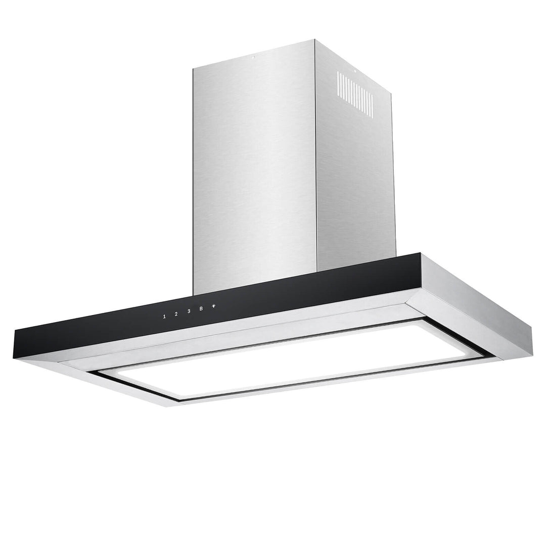 Inalto ARBC90TPS 90cm Box Canopy Rangehood with Perimeter Extraction