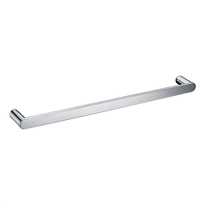 Bad Und Kuche SS Rund Single Towel Rail 600mm Brushed Nickel