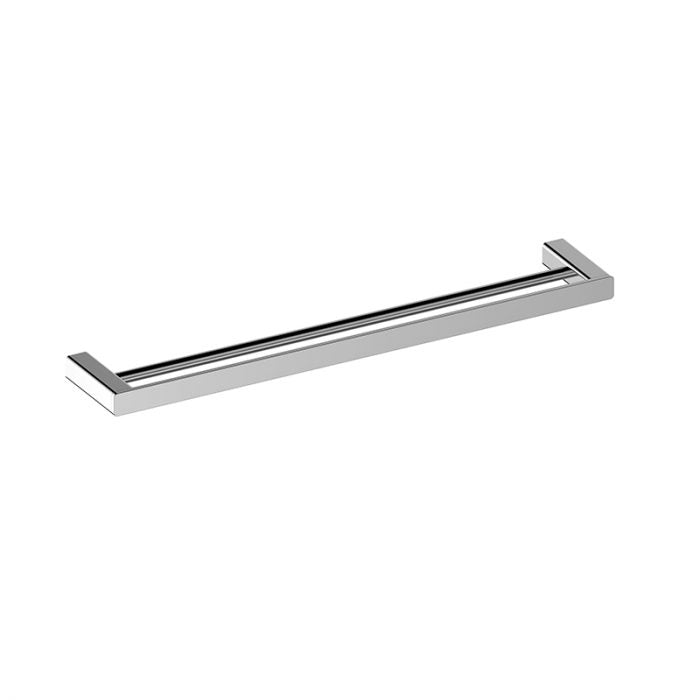 Bad Und Kuche Kasten Double Towel Rail 800mm Brushed Gun Metal