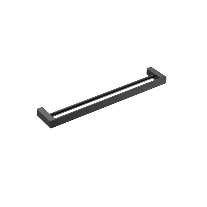 Bad Und Kuche Kasten Double Towel Rail 600mm Matt Black