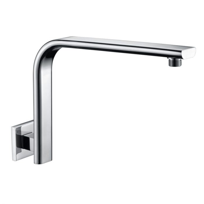 Bad Und Kuche Kasten Curved Square Shower Arm Brushed Gun Metal