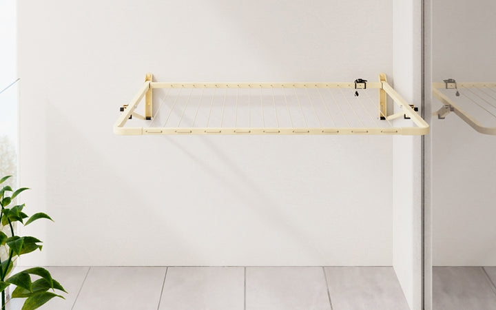 Austral Clotheslines Balcony Line Wall fitting Classic Cream