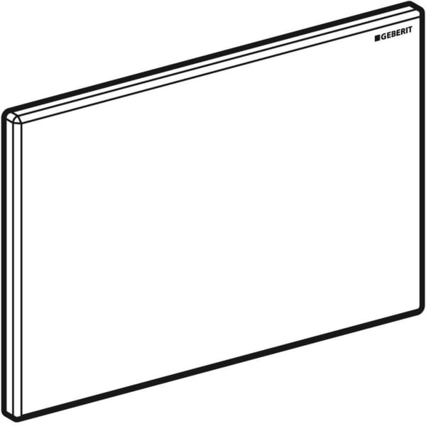 Geberit Sigma Remote Cover Plate Blank Matt Chrome