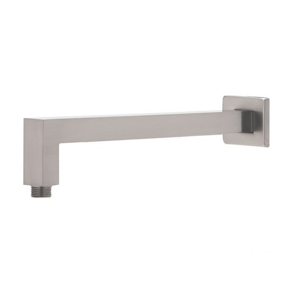 Phoenix Lexi Shower Arm 400mm Square Brushed Nickel