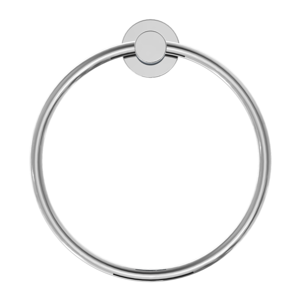 Nero Classic/Dolce Hand Towel Ring Chrome