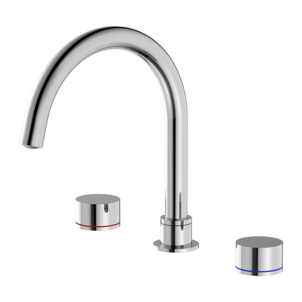 Nero Kara Bath Set Chrome