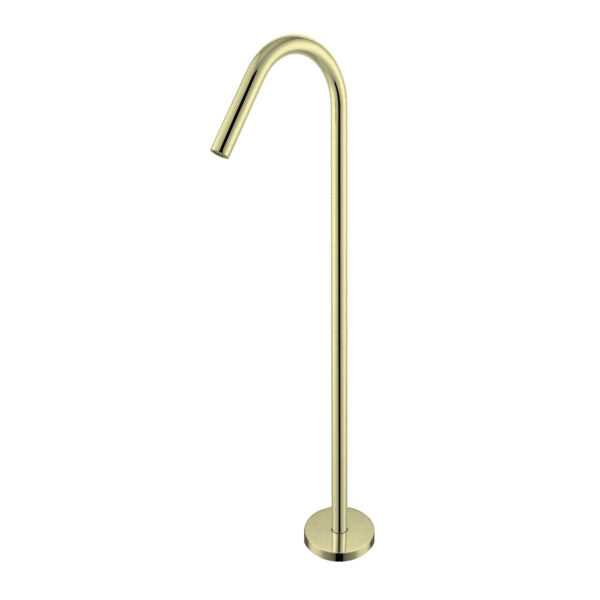 Nero Mecca Floor Standing Bath Spout Only Brushed Gold