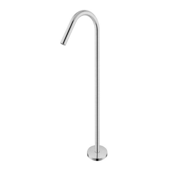 Nero Mecca Floor Standing Bath Spout Only Brushed Nickel