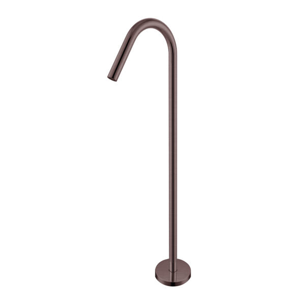 Nero Mecca Floor Standing Bath Spout Only Brushed Bronze