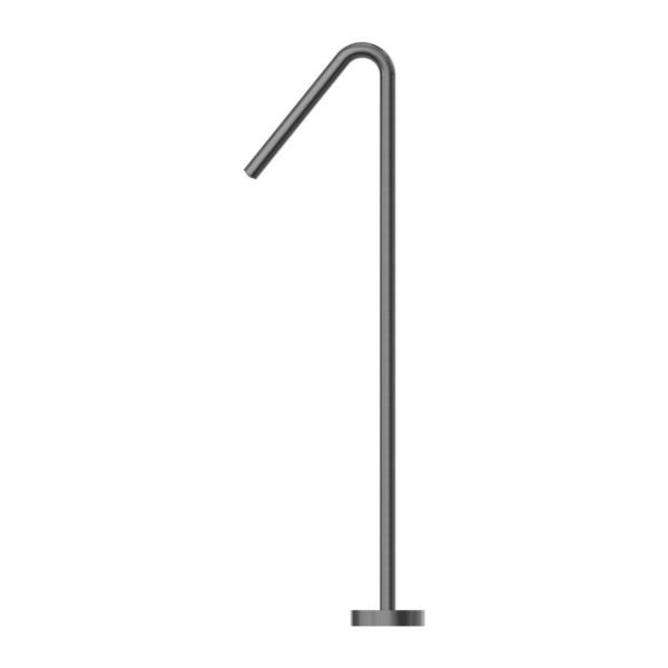 Nero Mecca Floor Standing Bath Spout Only Gun Metal