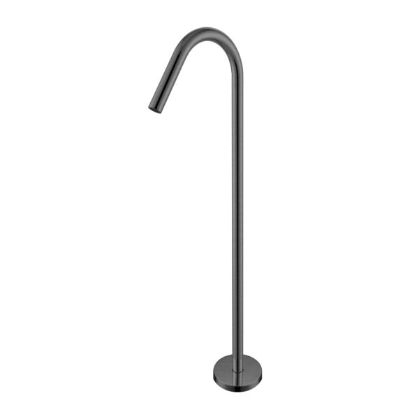 Nero Mecca Floor Standing Bath Spout Only Gun Metal