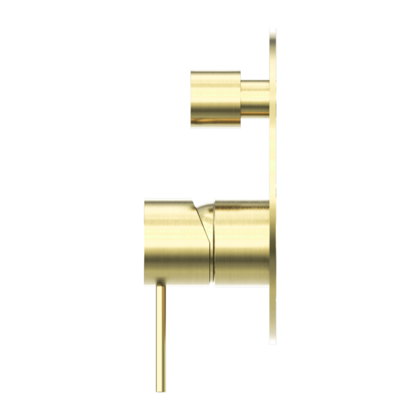 Nero Mecca Shower Mixer With Divertor Brushed Gold