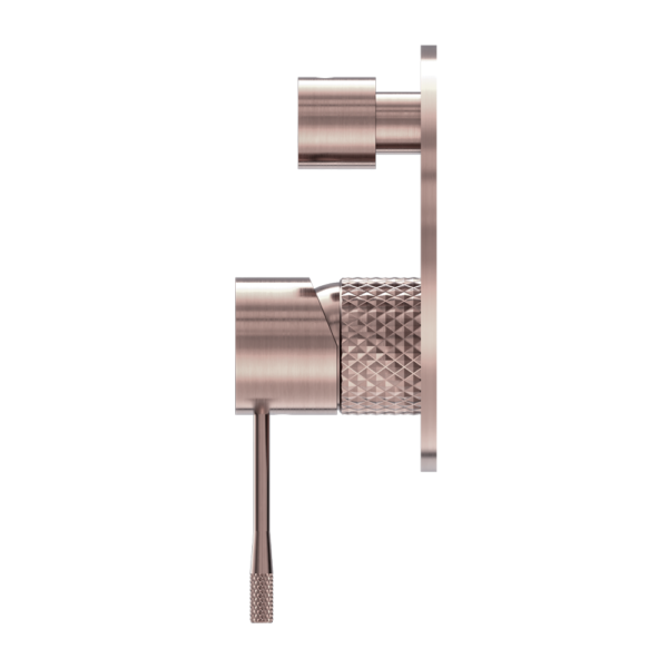 Nero Opal Shower Mixer With Divertor Brushed Bronze