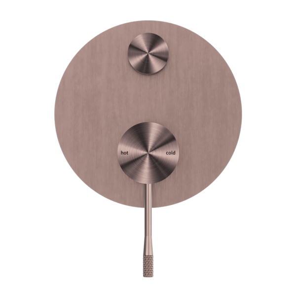 Nero Opal Shower Mixer With Divertor Brushed Bronze
