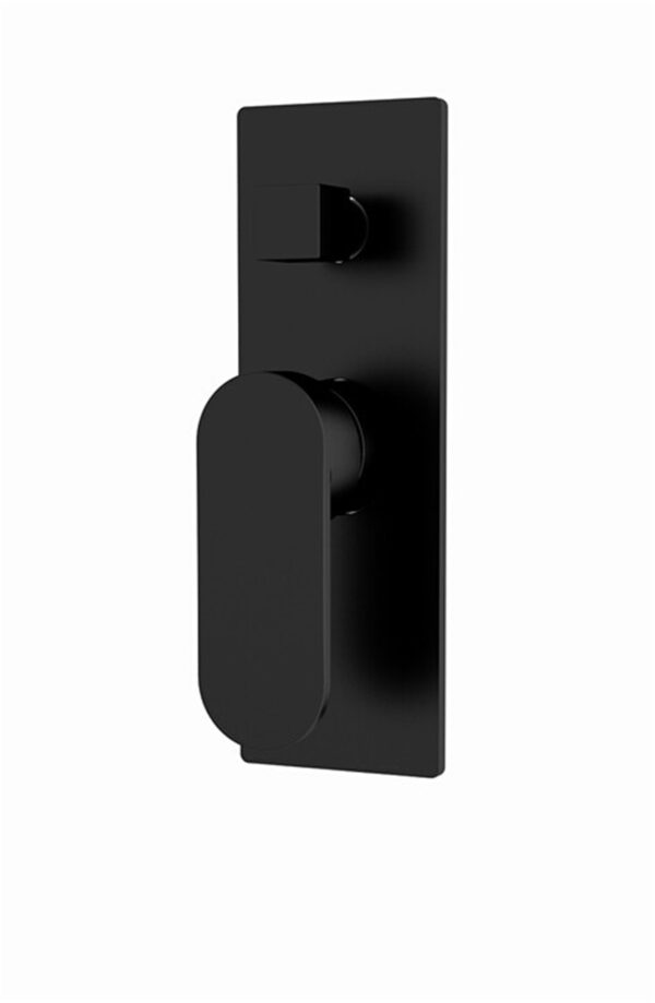 Nero Ecco Shower Mixer With Divertor Matte Black