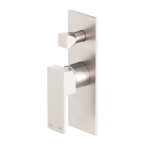 Nero Celia Shower Mixer With Divertor Brushed Nickel