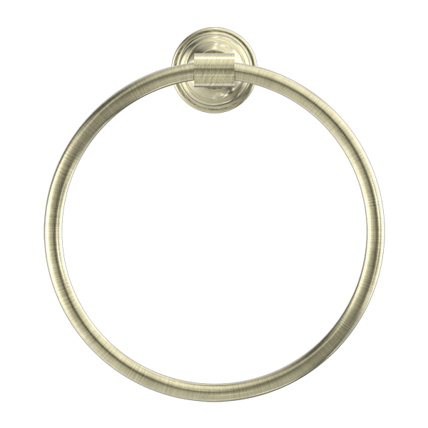 Nero York Towel Ring Aged Brass Aged Brass