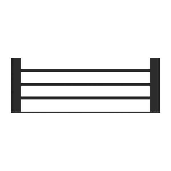 Nero Bianca Towel Rack Matte Black