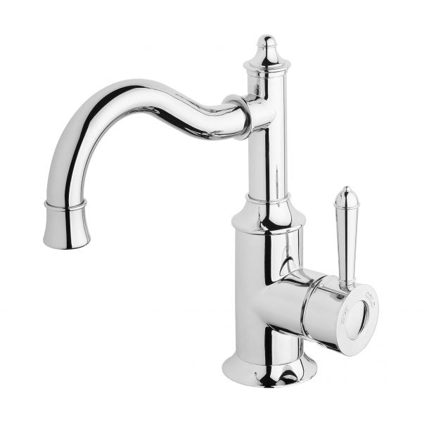 Phoenix Nostalgia Basin Mixer 160mm Shepherds Crook Chrome