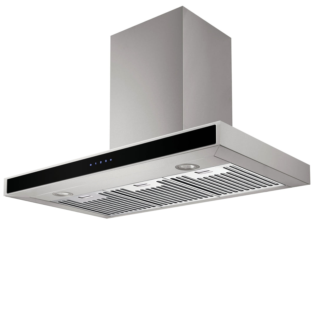 Inalto ARBC90TBS 90cm Box Canopy Rangehood, Touch Controls