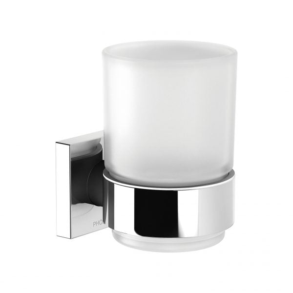 Phoenix Radii Tumbler & Holder Square Chrome