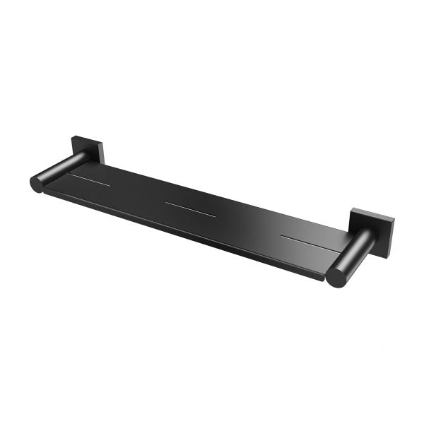 Phoenix Radii Metal Shelf Square Plate Matte Black