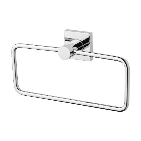 Phoenix Radii Hand Towel Holder Square Plate Chrome