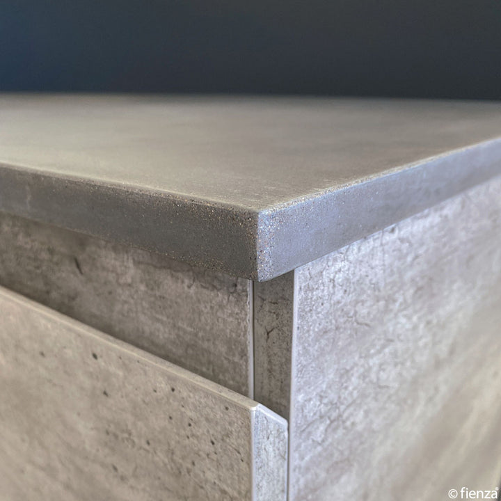 Fienza Satori 1200mm Moulded Concrete Basin Top Only 1205 x 465 x 124mm