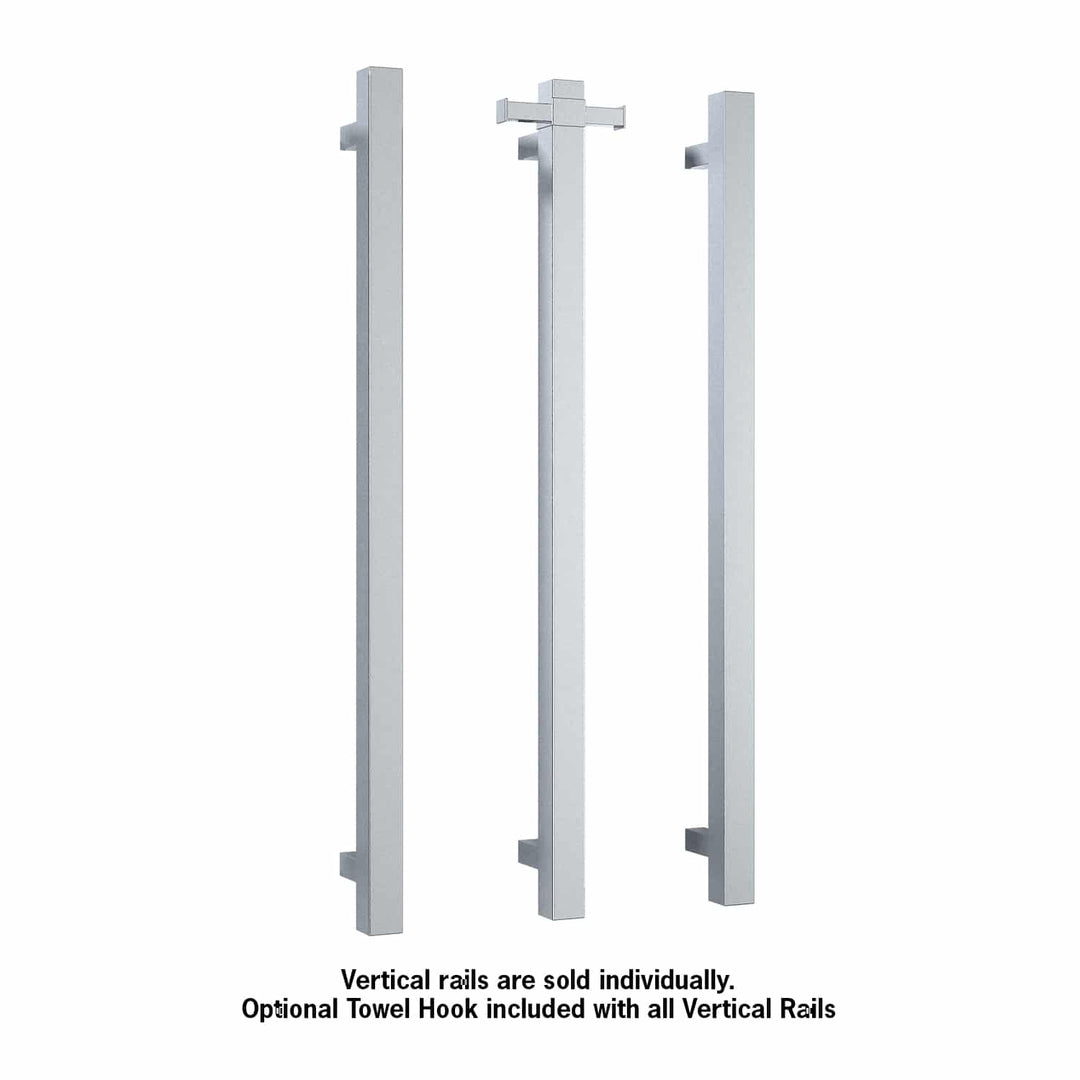 Thermorail Square 12Volt Vertical Bar 900x142x100mm 30Watts With Optional Hook