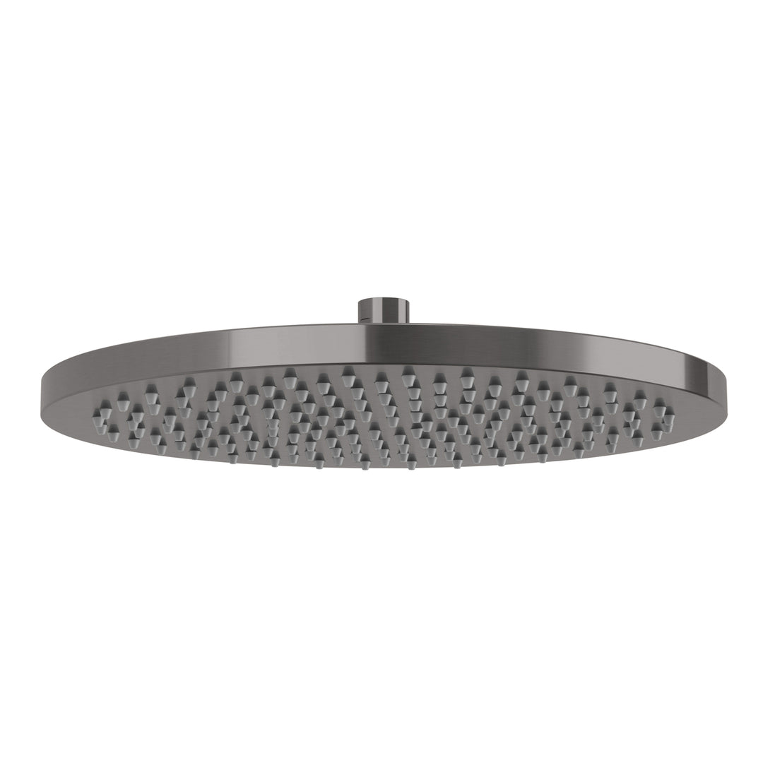 Phoenix Vivid Shower Rose 300mm Round Brushed Carbon