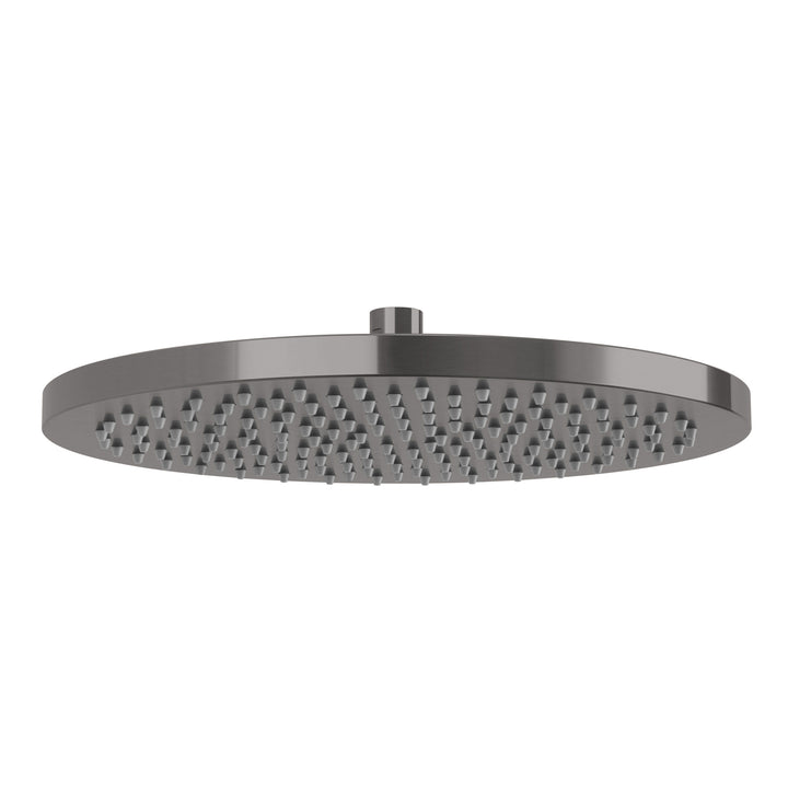 Phoenix Vivid Shower Rose 300mm Round Brushed Carbon