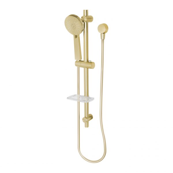 Phoenix Vivid Rail Shower Brushed Gold