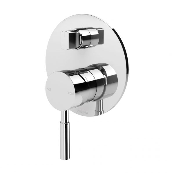 Phoenix Vivid Shower / Bath Diverter Mixer Chrome