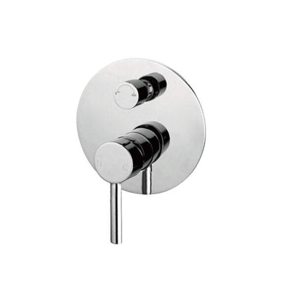 Nero Dolce Shower Mixer With Divertor Chrome