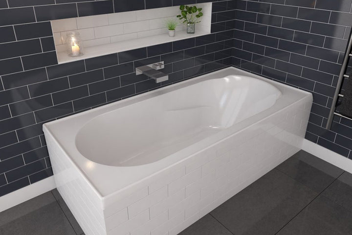 Decina Adatto 1650 Inset Bath - White