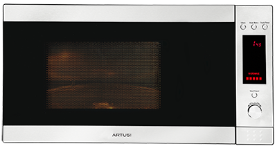 Artusi 31L Microwave with 6 Auto Cook Functions Stainless Steel