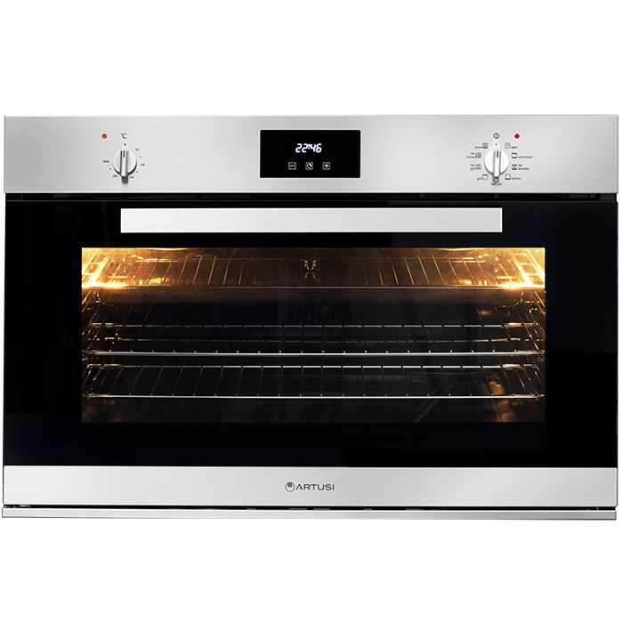 Artusi 90cm Electric Built-In Oven with 9 Function Stainless Steel