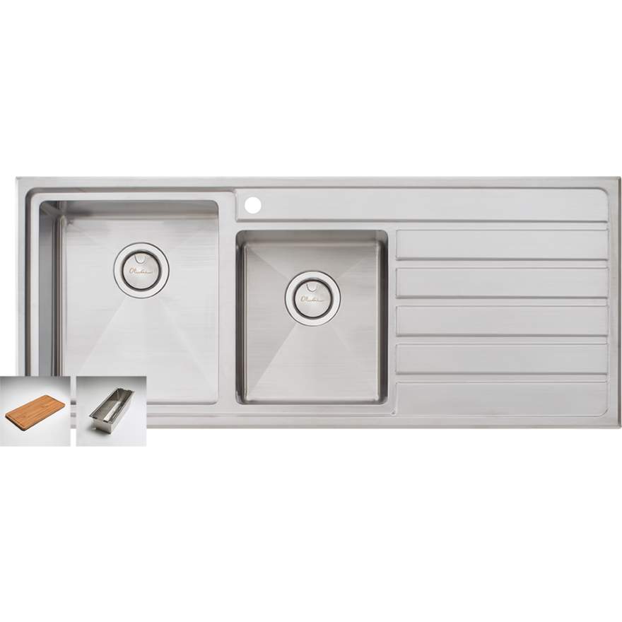 Oliveri Apollo AP1412 Sink Right Hand 1 & 3/4 Bowl Inset