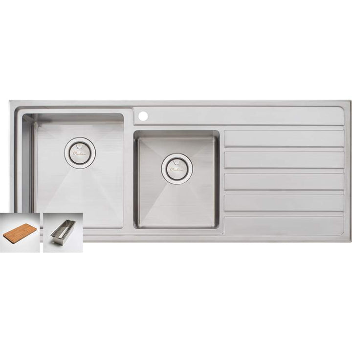 Oliveri Apollo AP1412 Sink Right Hand 1 & 3/4 Bowl Inset