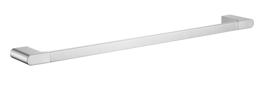 Bad Und Kuche Kompakt Rund Single Tower Rail 600mm Brushed Nickel