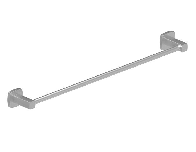 Bad Und Kuche Luxus Single Towel Rail 600mm Brushed Nickel
