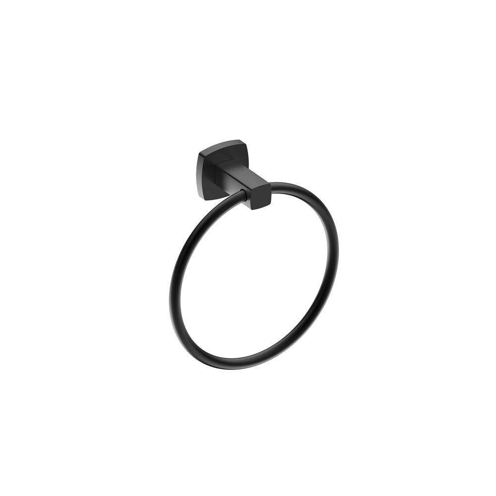 Bad Und Kuche Luxus Towel Ring Matt Black